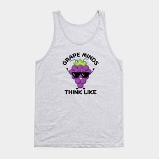 Grape Minds Think Alike | Grapes Pun Tank Top